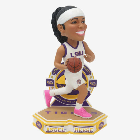 Angel Reese LSU Tigers College Stats Bobblehead NCAA