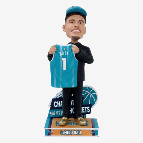 Lamelo Ball Charlotte Hornets 2020 Draft Pick NBA Bobblehead