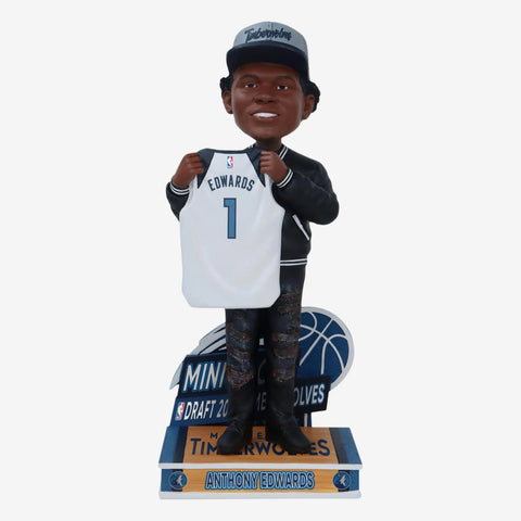 Anthony Edwards Minnesota Timberwolves 2020 Draft Pick NBA Bobblehead