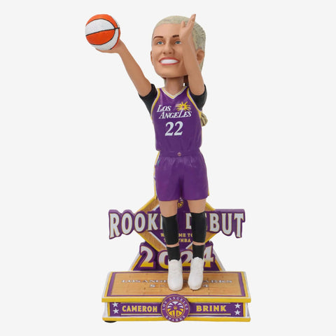 Cameron Brink Los Angeles Sparks 2024 Rookie Debut WNBA Basketball Bobblehead