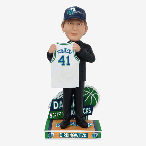 Dirk Nowitzki Dallas Mavericks 1998 Draft Pick NBA Bobblehead