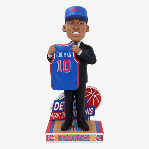 Dennis Rodman Detroit Pistons 1986 Draft Pick NBA Bobblehead