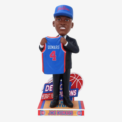 Joe Dumars Detroit Pistons 1985 Draft Pick NBA Bobblehead