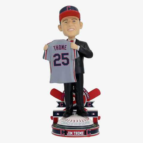 Jim Thome Cleveland Guardians 1989 MLB Draft Pick #333 Bobblehead