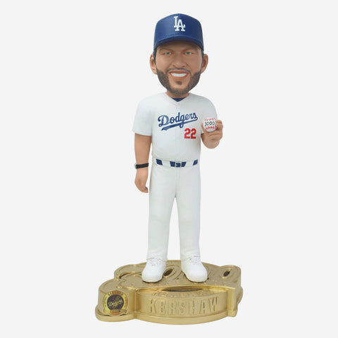 Clayton Kershaw Los Angeles Dodgers 3,000 Career Strikeouts 18 Inch MLB Bobblehead