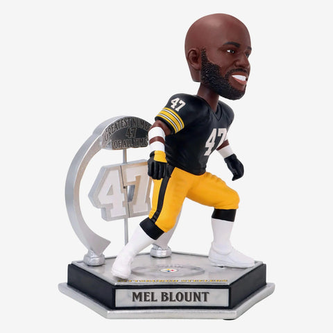 Mel Blount Pittsburgh Steelers Legendary Number 47 NFL Football Bobblehead