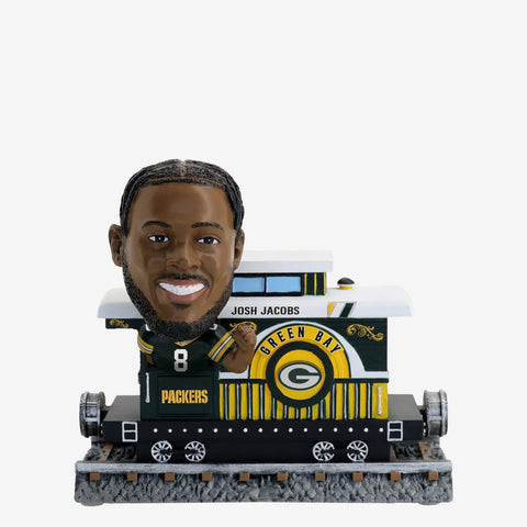 Josh Jacobs Green Bay Packers Express Train NFL Football Bobblehead