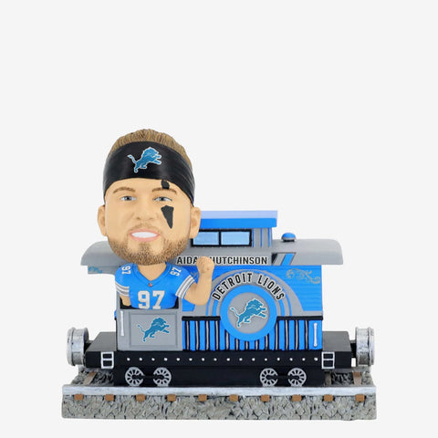 Aidan Hutchinson Detroit Lions Express Train NFL Football Bobblehead