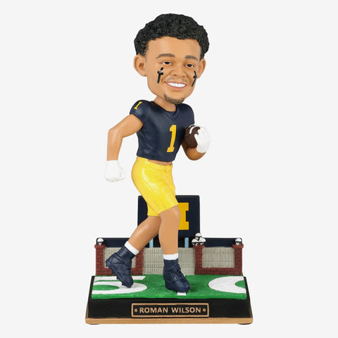Roman Wilson Michigan Wolverines Gate Series NCAA College Bobblehead
