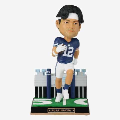 Puka Nacua Brigham Young Cougars Gate Series NCAA College Bobblehead