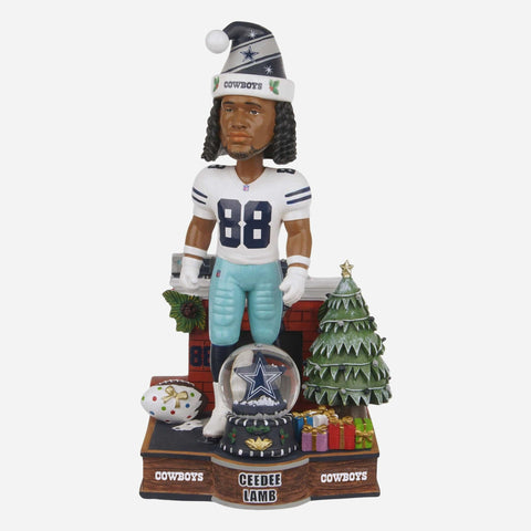 CeeDee Lamb Dallas Cowboys Snow Globe NFL Bobblehead
