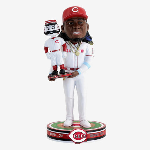 Elly De La Cruz & Mr. Redlegs Cincinnati Reds Bobble Dubblz Friendz Bobblehead
