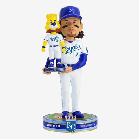 Bobby Witt Jr. & Sluggerrr Kansas City Royals Bobble Dubblz Friendz Bobblehead