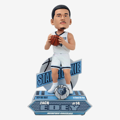 Zach Edey Memphis Grizzlies 2024 Rookie Series NBA Basketball Bobblehead