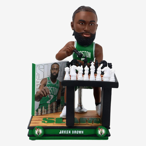 Jaylen Brown Boston Celtics Power Moves Slam Magazine Cover Bobblehead NBA