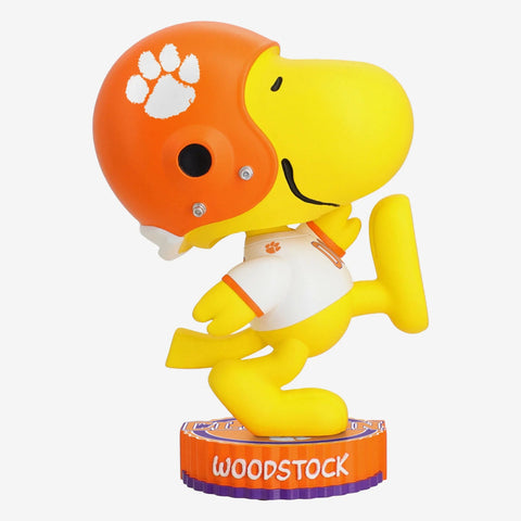Woodstock Clemson Tigers 2024 Peanuts Bighead NCAA College Bobblehead