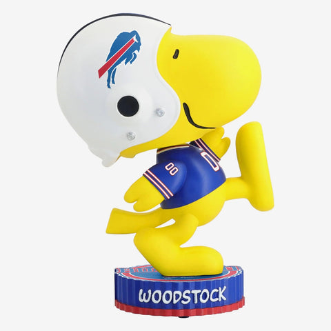 Woodstock Buffalo Bills 2024 Peanuts Bighead NFL Football Bobblehead