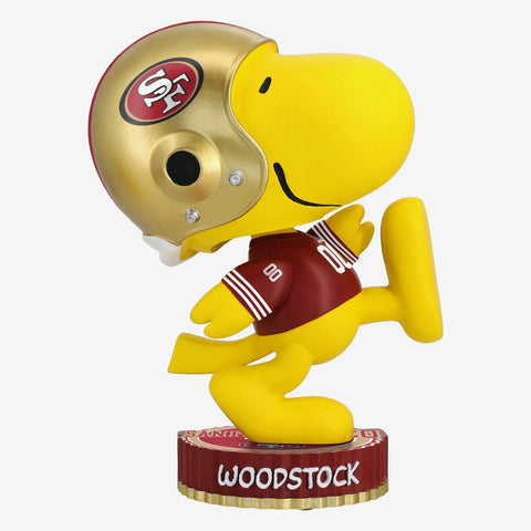 Woodstock San Francisco 49ers 2024 Peanuts Bighead NFL Football Bobblehead
