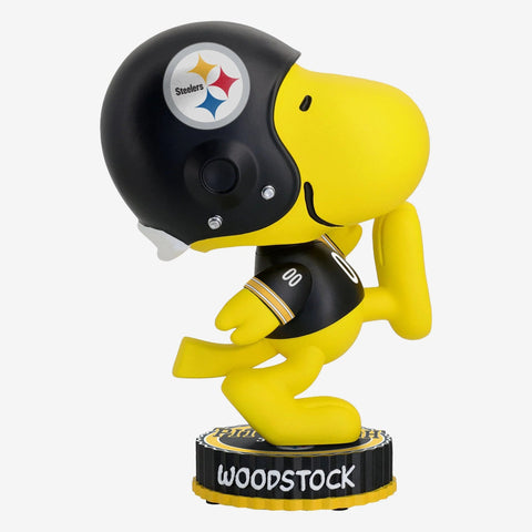 Woodstock Pittsburgh Steelers 2024 Peanuts Bighead NFL Football Bobblehead