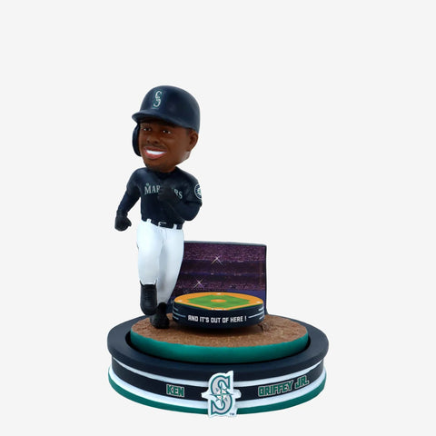 Ken Griffey Jr. Seattle Mariners Home Run Spinner Mini Bobblehead Scene MLB Bobblehead