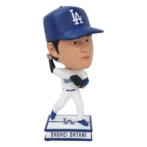 Shohei Ohtani Los Angeles Dodgers Pitching Home Jersey Bighead MLB Bobblehead