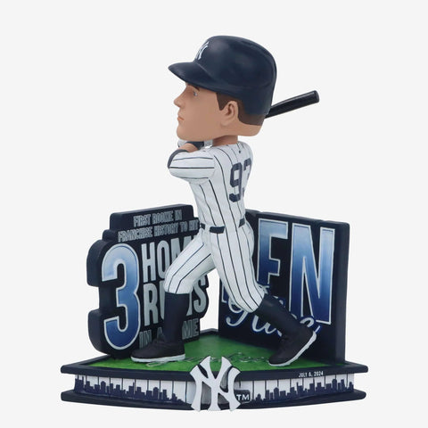 Ben Rice New York Yankees 3 Home Run Game MLB Baseball Bobblehead
