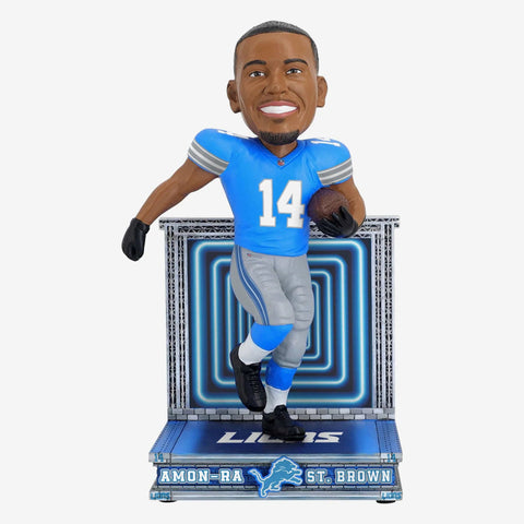 Amon-Ra St. Brown Detroit Lions Motor City Momentum NFL Football Bobblehead