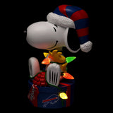 Snoopy & Woodstock Buffalo Bills 2024 Peanuts Christmas Special Bobblehead NFL