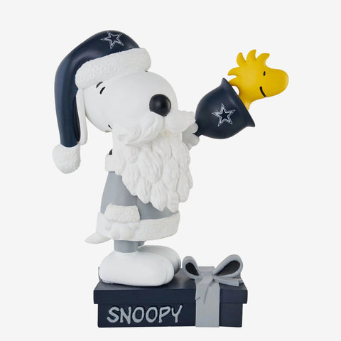 Snoopy & Woodstock Dallas Cowboys 2024 Peanuts Christmas Special Bobblehead NFL