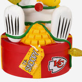 Snoopy & Woodstock Kansas City Chiefs 2024 Peanuts Christmas Special Bobblehead