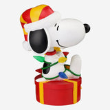 Snoopy & Woodstock Kansas City Chiefs 2024 Peanuts Christmas Special Bobblehead