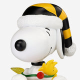 Snoopy & Woodstock Pittsburgh Steelers 2024 Peanuts Christmas Special Bobblehead
