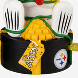 Snoopy & Woodstock Pittsburgh Steelers 2024 Peanuts Christmas Special Bobblehead