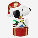 Snoopy & Woodstock San Francisco 49ers 2024 Peanuts Christmas Special Bobblehead