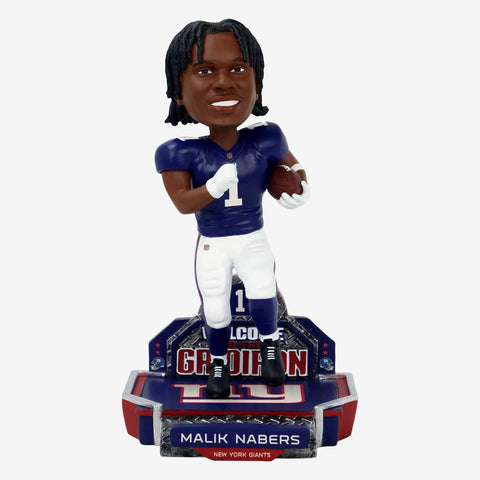 Malik Nabers New York Giants 2024 Rookie Series NFL Football Bobblehead