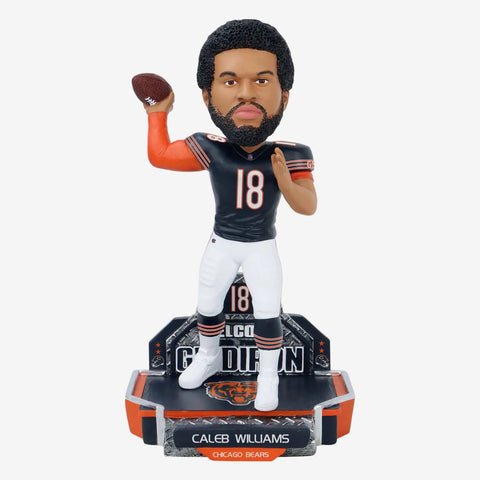 Caleb Williams Chicago Bears 2024 Rookie Series NFL Football Bobblehead