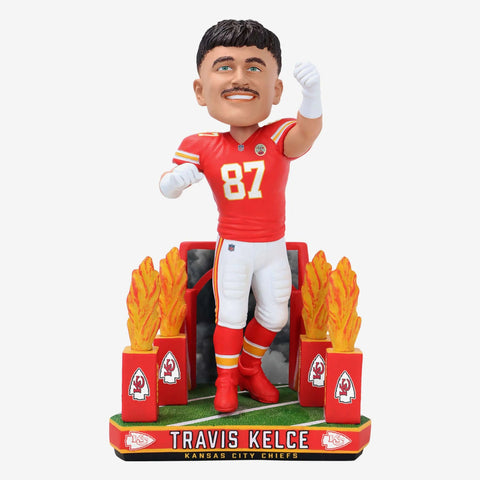 Travis Kelce Kansas City Chiefs 2024 Tunnel Entrance NFL Football Bobblehead