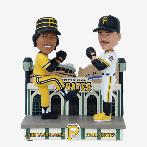 John Candelaria & Paul Skenes Pittsburgh Pirates Then And Now MLB Bobblehead