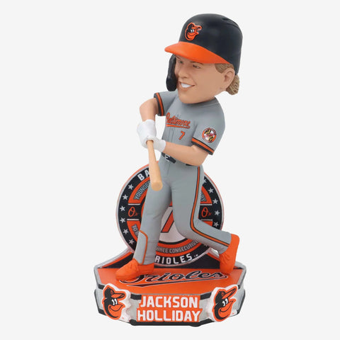Jackson Holliday Baltimore Orioles Youngest Home Run Streak MLB Bobblehead