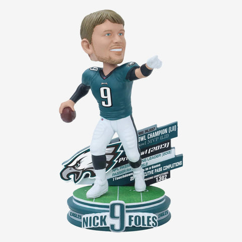 Nick Foles Philadelphia Eagles Retirement NFL Football Bobblehead