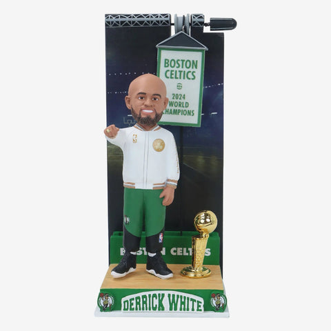 Derrick White Boston Celtics 2024 Banner Raising NBA Basketball Bobblehead