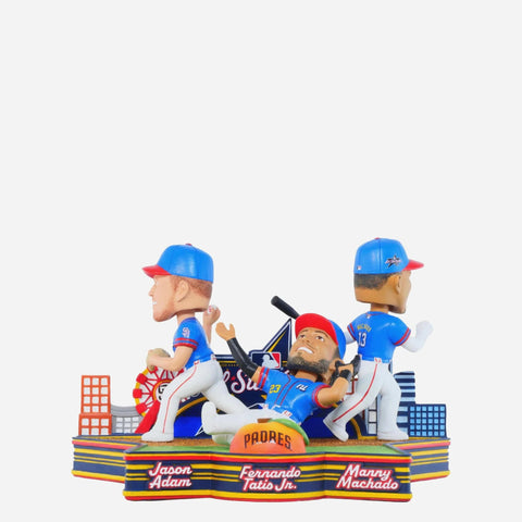 Jason Adam, Manny Machado & Fernando Tatis Jr. San Diego Padres 2025 MLB All-Star Mini Bobblehead Scene MLB Bobblehead
