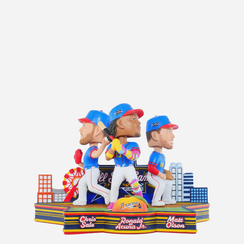 2025 Mlb All Star Atlanta Braves 2025 Mlb All Star Mini Scene MLB Baseball Bobblehead