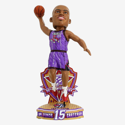 Vince Carter Toronto Raptors 30th Anniversary NBA Basketball Bobblehead