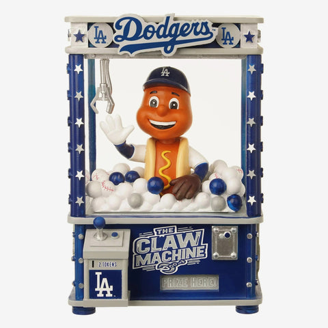 Dodger Dog Los Angeles Dodgers Claw Machine MLB Baseball Bobblehead