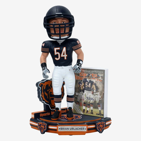 Brian Urlacher Chicago Bears Sports Illustrated Cover NFL Football Bobblehead