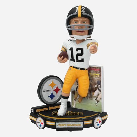 Terry Bradshaw Pittsburgh Steelers Sports Illustrated Cover NFL Football Bobblehead