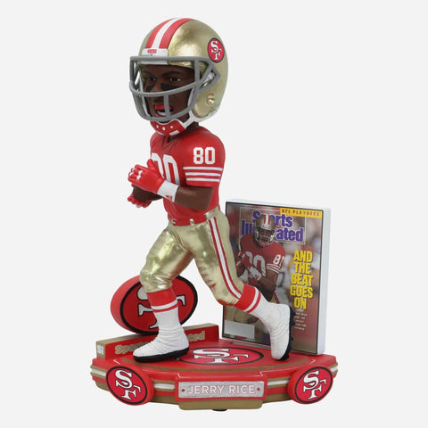 Jerry Rice San Francisco 49ers Sports Illustrated Cover NFL Football Bobblehead