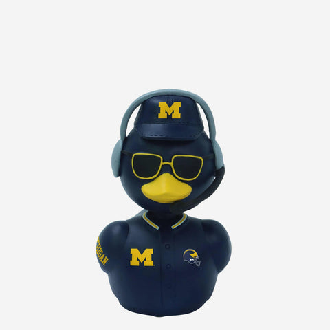 Michigan Wolverines Superfan Bobble Duck Mini NCAA College Bobblehead