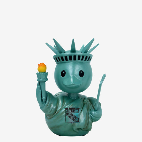 Superfan New York Rangers Bobble Duck Mini NHL Hockey Bobblehead